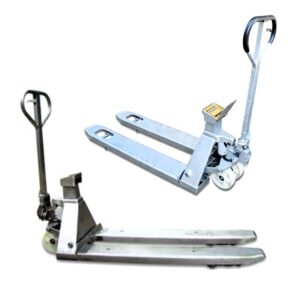 HU-LIFT TRANSPALETA MANUAL DE PESAJE GALVANIZADA E INOXIDABLE